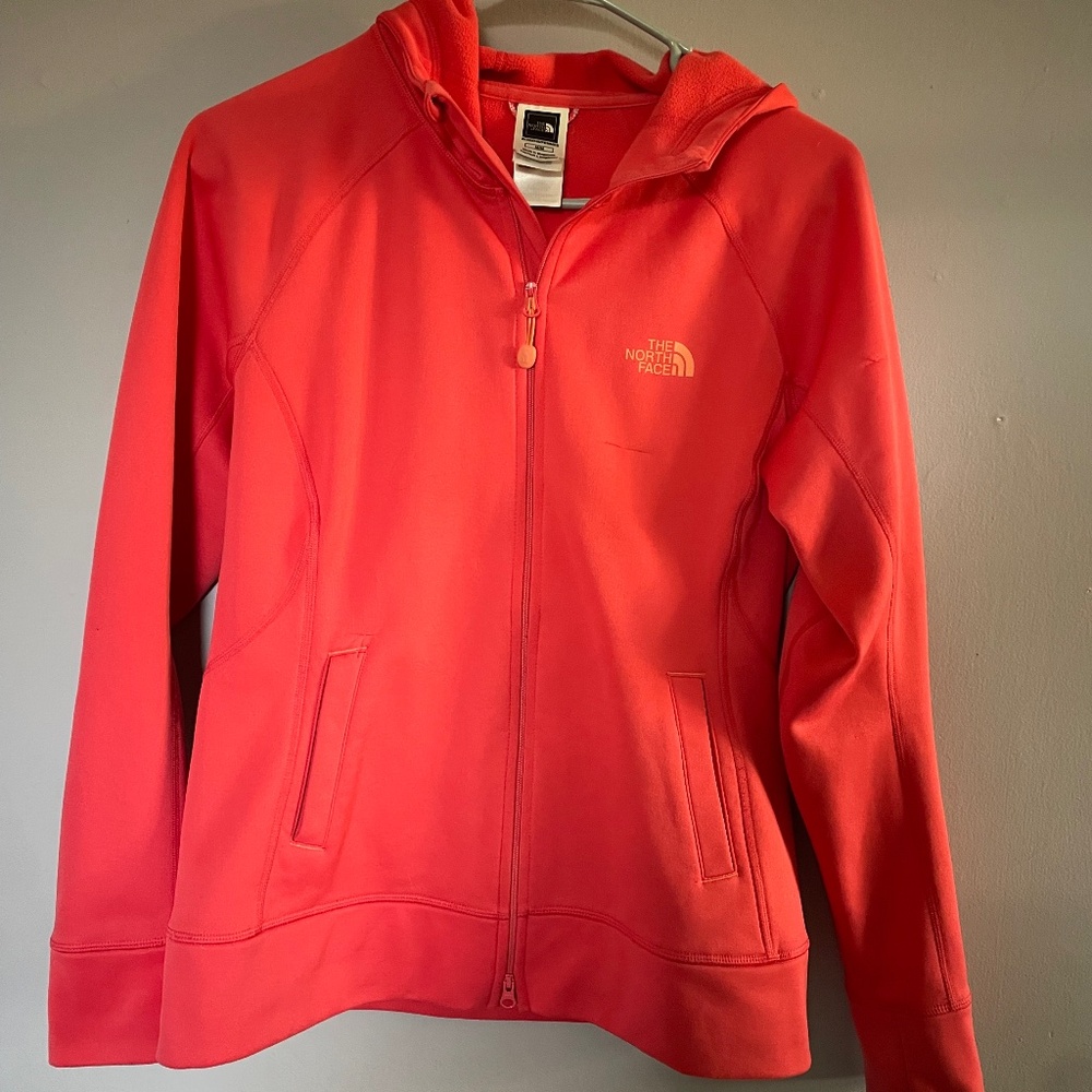 North Face hooded jacket medium
